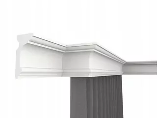 Pri použití spolu so stropnou lištou LKS-120 vytvára rám elegantne steny na styku stropu.