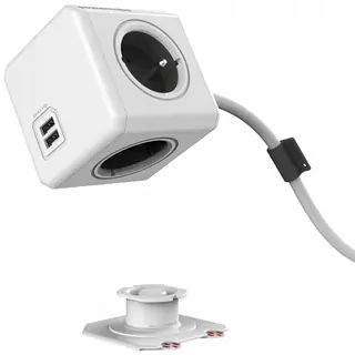 Výrobca a model: allocacoc 11831 2404BK/FREUPC PowerCube Extended USB black 8719186011831