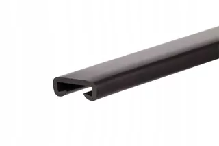Zábradlie pás, PVC madlo Premium 35x8mm black