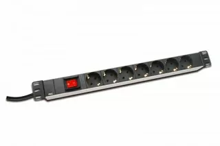 Napájací panel PDU 19" RACK 7xSchuko, 2m 1