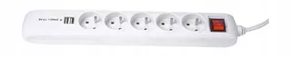5-zásuvkový napájací panel s nabíjačkou 2xUSB