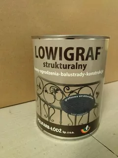 Lowigraf štrukturálna grafitová farba 0,8l.