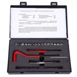 Skrutky, šróby  - M8X1.25 17 cm * 11 cm Thread Repair Tool