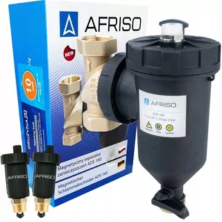 MAGNETICKÝ ODDELOVAČ NEČISTOTY AFRISO ADS160 + 2× odvzdušňovač Afriso 05001677723