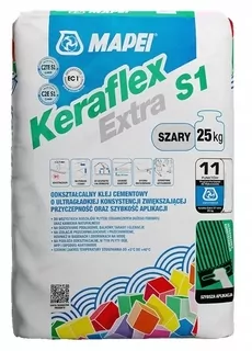 Mapei Keraflex Extra S1 sivé lepidlo 25kg