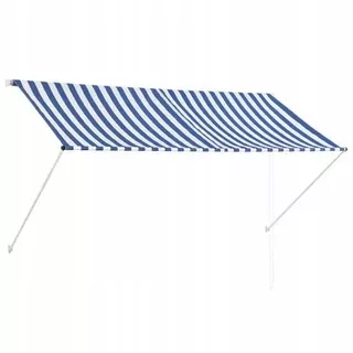 Markíza na balkón a terasu 200 x 200 cm odtiene modrej