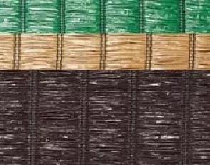 PVC rohož RAFFIA 100cm kotúč 3MB hnedá