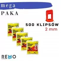 Systém MEGApaka LEVELIZE 500ks 2mm klip
