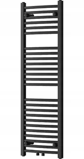 Mexen Ares kúpeľňový radiátor 1200 × 400 mm, bočné alebo stredové pripojenie, 442 W, čierny