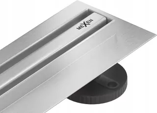 Mexen Flat 360 Slim Lineárny otočný odtok 100 cm, chróm