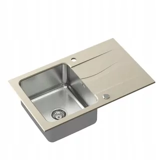 Kuchynský drez - MICHAEL111 GRANITE DOASH BEIGE 780X44X19 STEINER