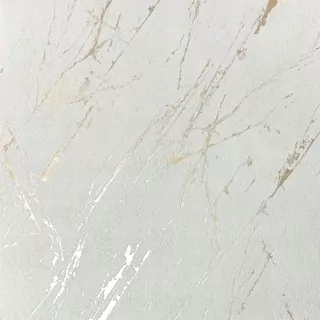 Tapeta na stenu AS Creation imitujúca biely a zlatý mramor
