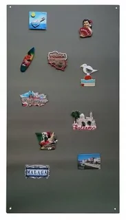 Magnetická tabuľa s magnetmi 100x50 cm INOX