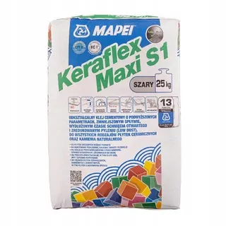 Lepidlo Mapei Keraflex Maxi S1 sivé 25kg