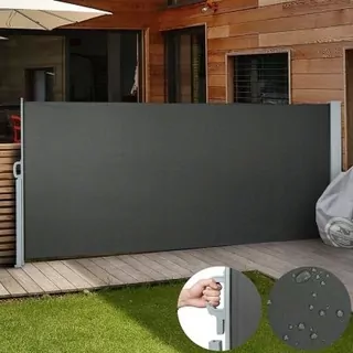 Markíza na balkón a terasu 160 x 350 cm odtiene sivej