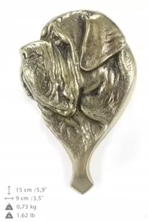 Zvonček - Mastif anglický mastif klopadlo na Brass Door