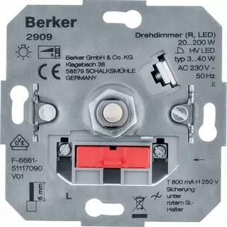 Mechanizmus stmievača LED 40 W BERKER ONE.platform