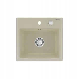 Mexen Milo žulový drez 1-komorový 435 × 410 mm, béžová - 6505441000-69