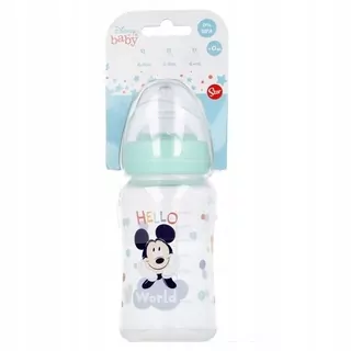 Mickey Mouse - Fľaša s cumlíkom 240 ml (Cool)