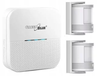 Bezdrôtový maják GreenBlue 120 m 110 dB + Pohybový senzor pre vstupný maják GreenBlue GB211