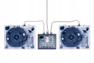 X Ray DJ Decks - fototapeta