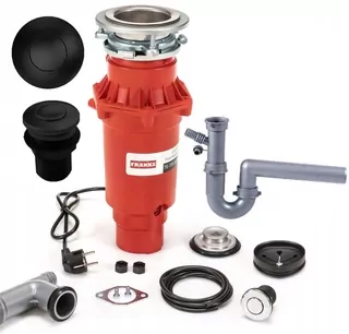 Mlynček na odpad Franke Turbo Elite Slim 0,75 HP + pneumatický spínač Franke BLACKMAT112.0674.415