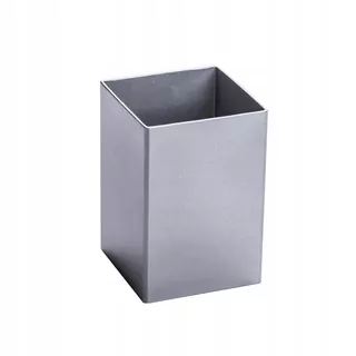 Upevnenie stĺpika zábradlia STRÍBRNÝ MAT 7,5 × 7.5 cm KORNIK