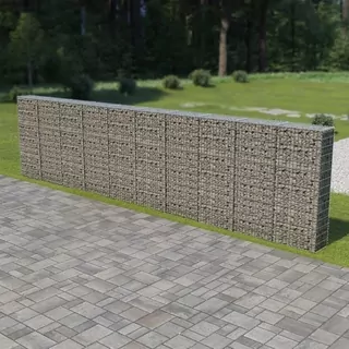 Gabiónové murivo pozinkované 600 × 30 × 150cm VidaXL