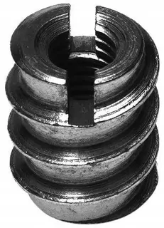 Pozinkovaná matica na drevo M5 × 12 mm