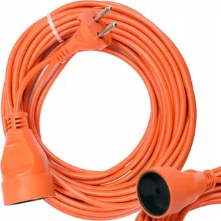 Oranžový záhradný predlžovací kabel 10 m vorel 82671