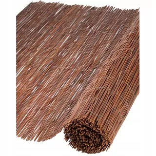 Prírodné záhradné rohože, 2 ks, Wicker, 1 × 5 m, 5