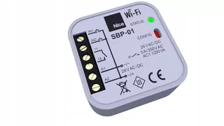 NICE WIFI SBP-01 modul na ovládanie domácej automatizácie so snímačom NICE INT informujúcim o