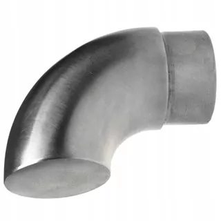 Koncovka rúrky, koleno pre rúrku R42/42/2 mm 4BS(AISI 304, SYSTEM 42,4, SATYNA)