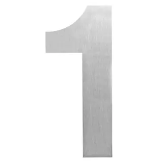 Číslo na dom - Číslo 1 v HOUSE WYS.20 cm DIGIT STEEL fasáda
