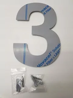 Číslo domu 30cm "3" Thorwa Design V2A.