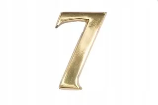 Číslo na dom - Number Number Budovanie mosadze cyfra 20 cm "7