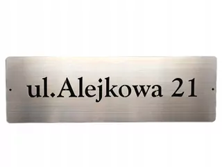 Číslo na dom - Number Blackboard Adresa nerezovej ocele 48x15cm