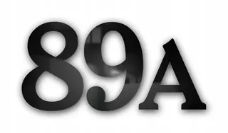 Číslo na dom - ČÍSLO domov, dom DIGIT hliník-BLACK-VOICE-40cm