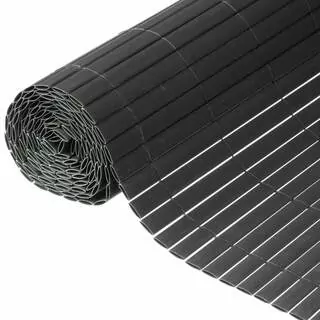 Nature Obojstranná oplotenia rohož, PVC, 1,5 × 3m, biela