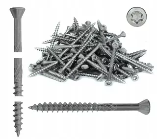 Terasové skrutky Arvex WTR 4.0/40 C2, nerez, 4x40 mm, 500 ks.