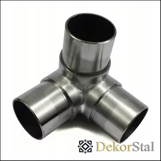 Konektor nerezovej tee na potrubie Ø 42,4 x 2,0 mm
