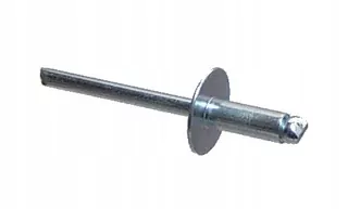 Skrutky, šróby  - Nýtovatelné nity Fi 4,8x21mm veľké oceľové hlavy 250pcs