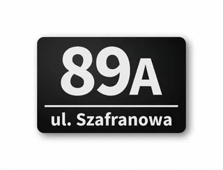 Číslo na dom - Dom a hliníkový-black-mat-n1 adresa