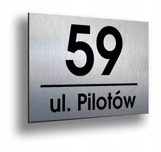 Číslo na dom - číslo pre domu hlumínu aldielovacieho dložku 40X30