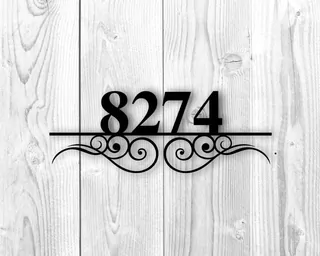 Číslo na dom - Domov Čísla Address Metal Sign 3 31 × 10cm