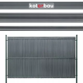Ochranný kryt pre plotové panely šedá 152 cm pásky