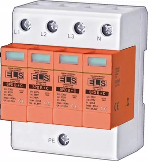 Istič - Prepäťová ochrana 3-PHASE SPD30 B + C 4P