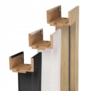 Kompletná zárubňa nastaviteľná ESSTILO / PERFECTDOOR / WINDOOR / ERKADO 100 - 140 mm béžová, biela, tmavé drevo, čierna, svetlé drevo, sivá