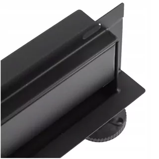 BASIC Wall Black Nástenný odtok čierny 70 cm