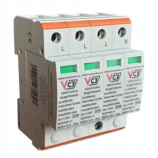 Maximálne prevádzkové napätie Uc - 275 V AC